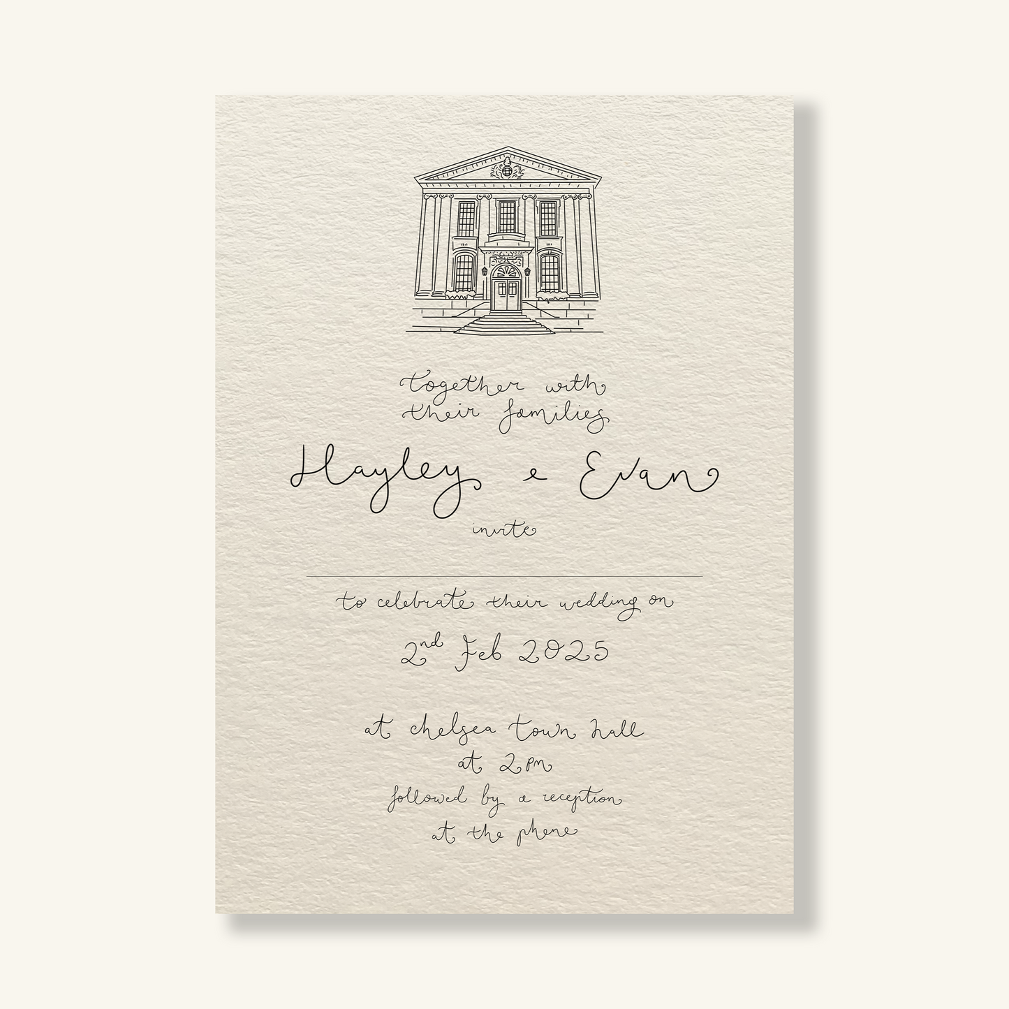 Invitation with Venue - Moya