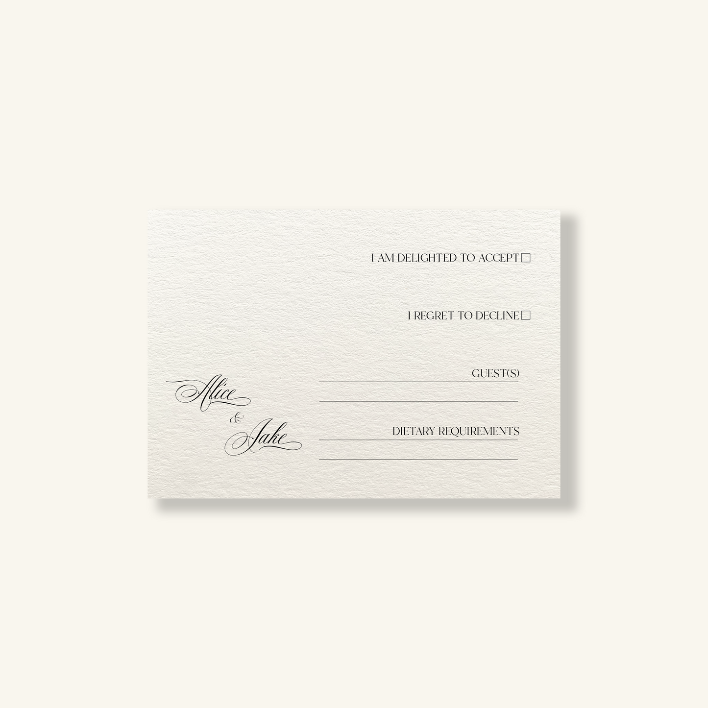RSVP Slip - Riviera