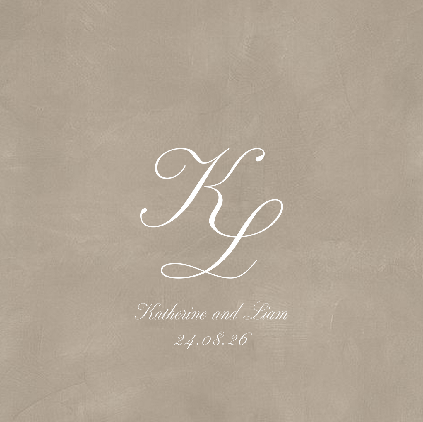 Couples Initials Logo