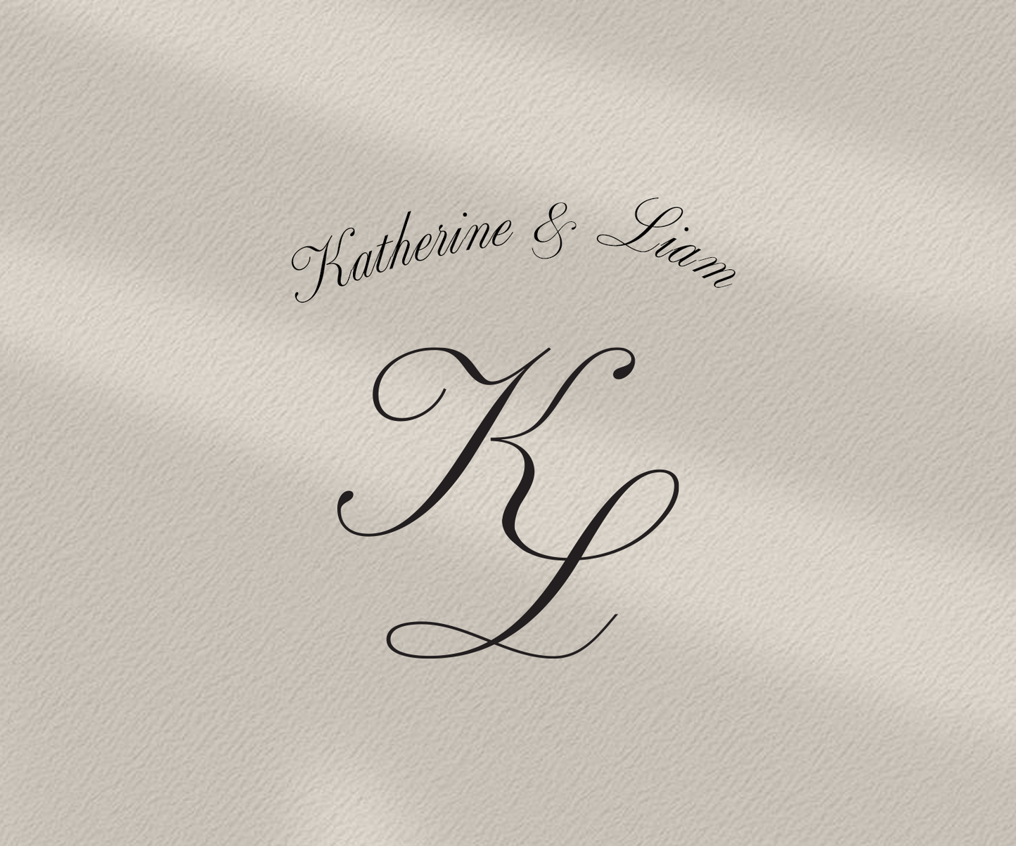 Couples Initials Logo